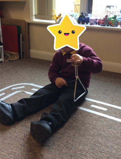 nursery child triangle
